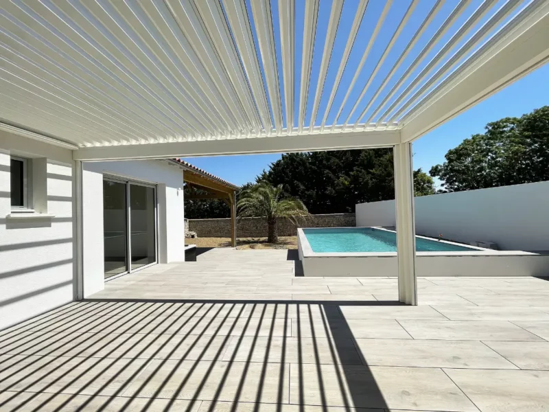 Pergola bioclimatique Construction La Rochelle